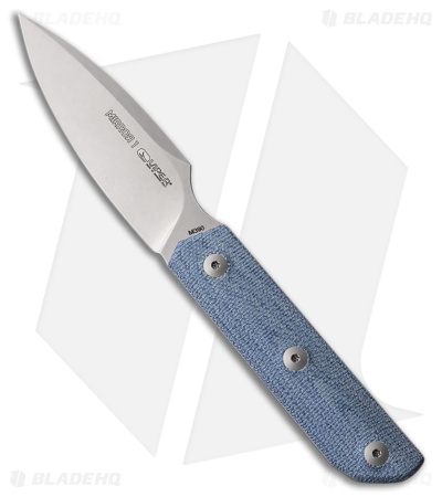 Viper Knives Mirror 1 Fixed Blade Knife Denim Micarta (3.1" Stonewash)