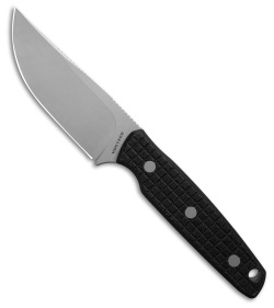 Vosteed Mink Clip Point Fixed Blade Knife Black Micarta (3.3&quot; BB SW Nitro-V) | 205452