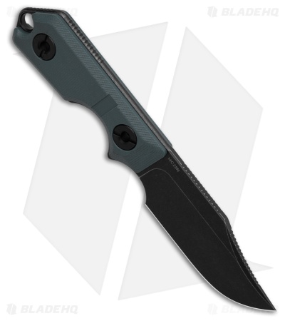 Vosteed Quokka Fixed Blade Knife Blue G-10 (2.7" Black Stonewash)