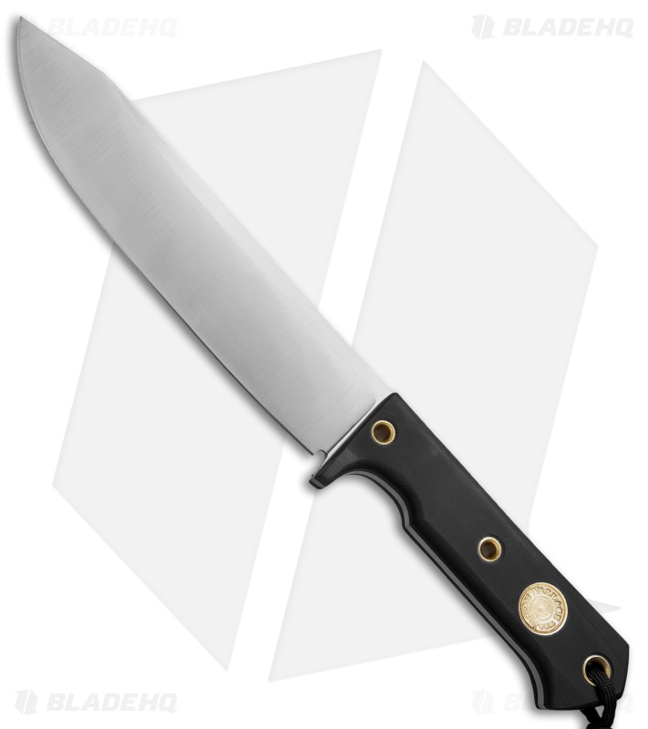 Wallace Edged Tools FS III Fixed Blade Knife Black G-10 (6.75" Satin)