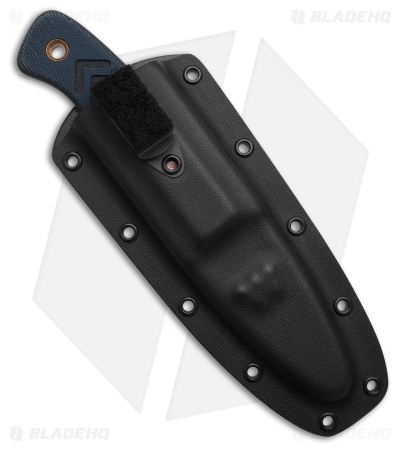 Wenger Blades Companion Fixed Blade Knife Blue Micarta (2.75" Black)