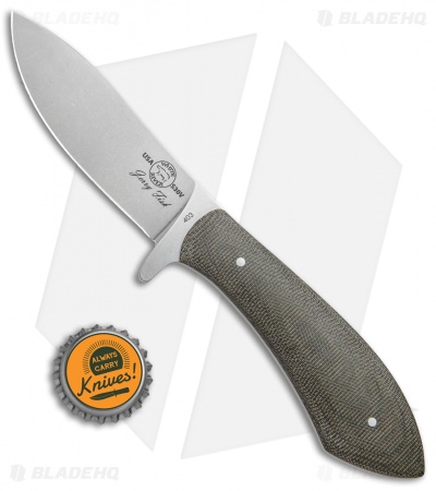 White River Knives Bush Knife OD Green Micarta (3.625" Stonewash) 