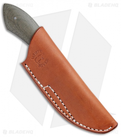 White River Knives Bush Knife OD Green Micarta (3.625" Stonewash) 