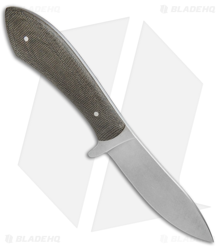 White River Knives Bush Knife OD Green Micarta (3.625" Stonewash) 