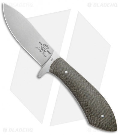White River Knives Bush Knife OD Green Micarta (3.625" Stonewash) 