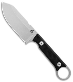 White River Firecraft 3.5 Pro Fixed Blade Knife Black G-10 (3.5" Stonewash)