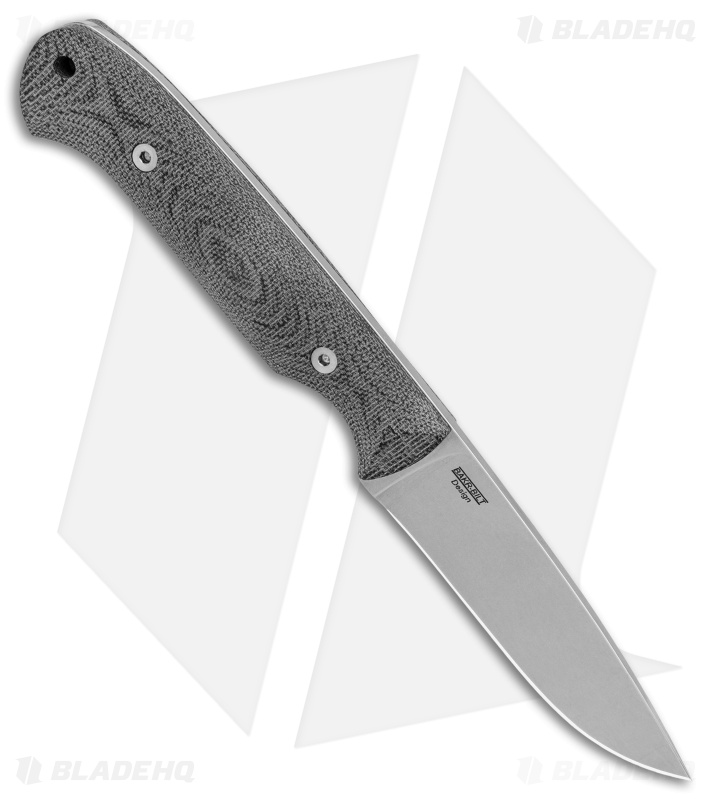 White River Hunter Fixed Blade Knife Black Micarta Blade HQ