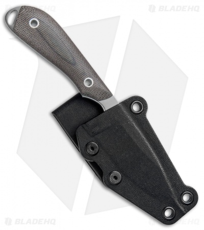 White River Knives Caper Fixed Blade Knife OD Green Micarta (3" Stonewash)