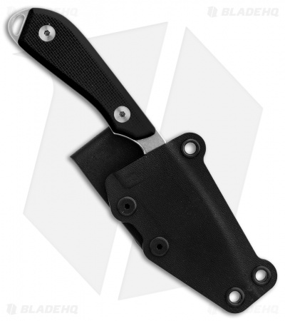 White River M1 Backpacker Pro Fixed Blade Knife Black G-10 (3.1" Stonewash)