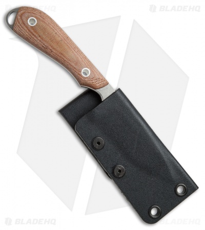 White River Knives Caper Fixed Blade Knife Natural Micarta (3" Stonewash)