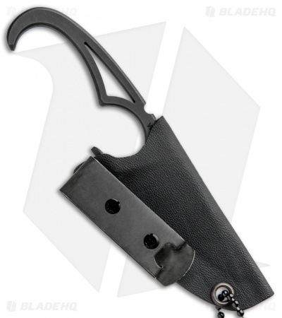 Williams Blade Design Sgian Dubh Neck Knife Fixed Blade (2.5" Black) SDN-003