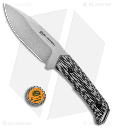 Willumsen Copenhagen Despot Fixed Blade Gray G-10 (4.5" Stonewash)
