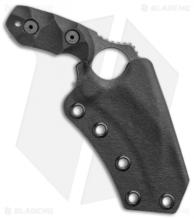 Wilmont Knives Little Ripper Fixed Blade Knife Black G-10 (3.5" Acid SW)