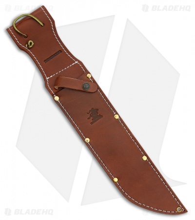 Winchester Explorer Fixed Blade Knife Stacked Leather (10" Mirror) WN104