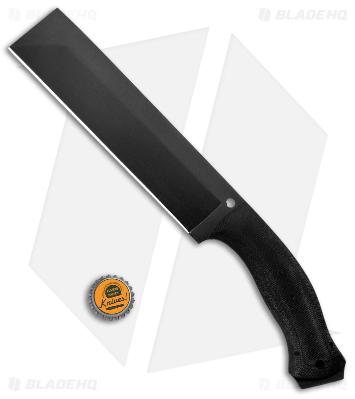 Winkler Knives Air Force Survival Knife Black Canvas Laminate (8.25" Caswell) 