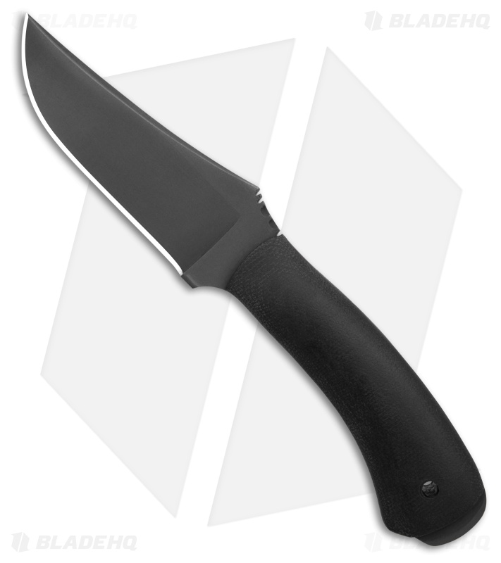 Winkler Knives Blue Ridge Crusher Knife Black Laminate (4.25" Black Caswell)