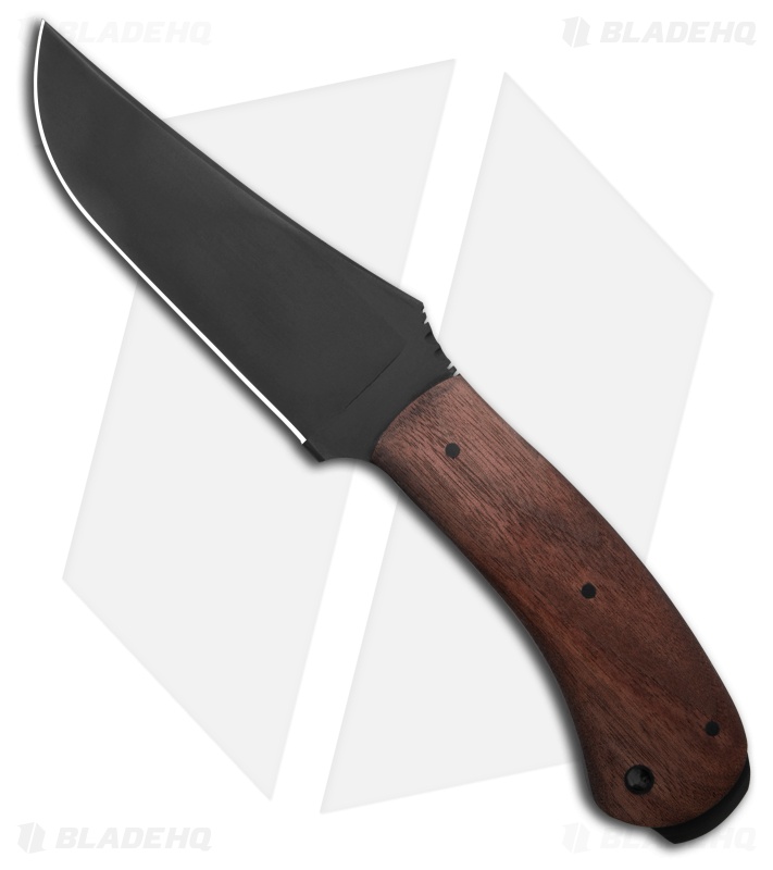 Winkler Knives Crusher Belt Knife Fixed Blade Knife Walnut (4.9" Black Caswell)