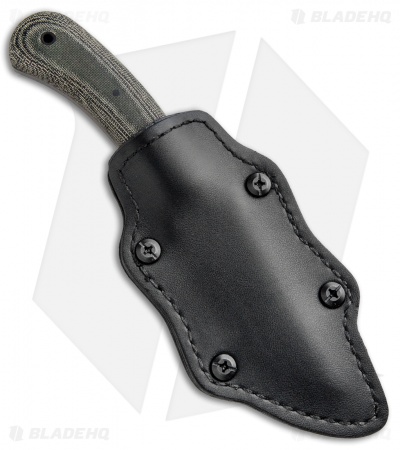Winkler Knives Blue Ridge Hunter Fixed Blade Knife Black Laminate (4.1" Black)