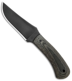 Winkler Knives Blue Ridge Hunter Fixed Blade Knife Black Laminate (4.1" Black)