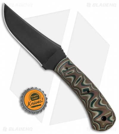 Winkler Knives Blue Ridge Hunter Fixed Blade Knife Multi-Cam G-10 (4.1" Black)