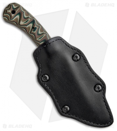 Winkler Knives Blue Ridge Hunter Fixed Blade Knife Multi-Cam G-10 (4.1" Black)