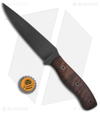 Winkler Knives Recon Fixed Blade Knife Maple (5.875" Black)