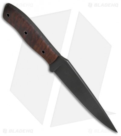 Winkler Knives Recon Fixed Blade Knife Maple (5.875" Black)