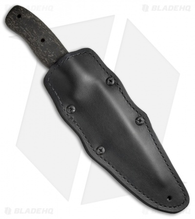 Winkler Knives Recon Fixed Blade Knife Rubber (5.875" Black)