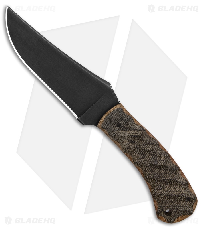 Winkler Knives Belt Knife WASP Canvas Laminate (4.75" Black)