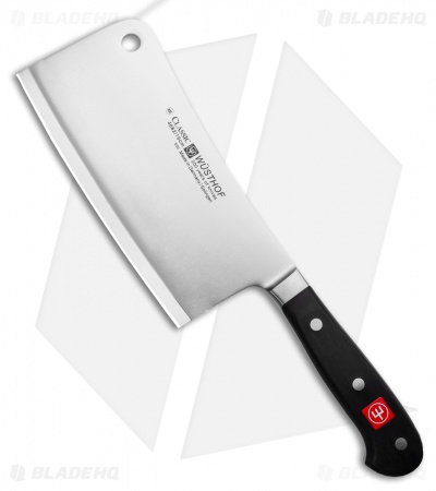 Wusthof Classic 6" Cleaver Kitchen Knife Black Polymer