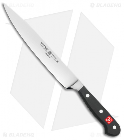 Wusthof Classic 8" Carving Kitchen Knife Black Polymer