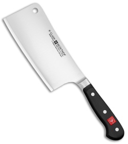 Wusthof Classic 6" Cleaver Kitchen Knife Black Polymer