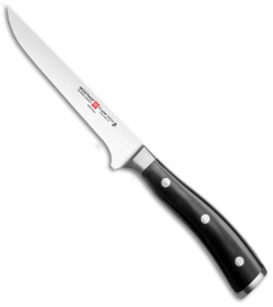 Wusthof Classic Ikon 5" Boning Kitchen Knife Black Polymer