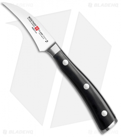 Wusthof Classic Ikon 2.75" Peeling Kitchen Knife Black Polymer