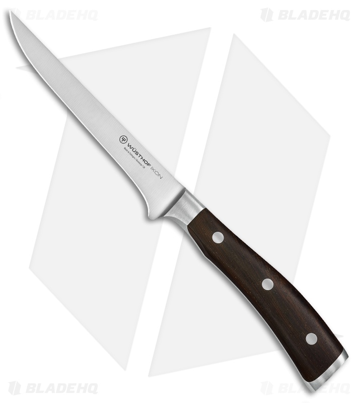 Wusthof Ikon 5" Boning Kitchen Knife Grenadill Wood Blade HQ
