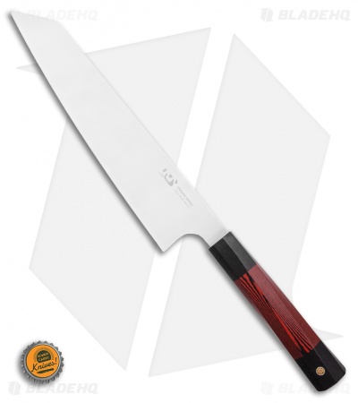 Xin Cutlery Xincare 9" Kiritsuke Chef's Kitchen Knife Black/Red G10