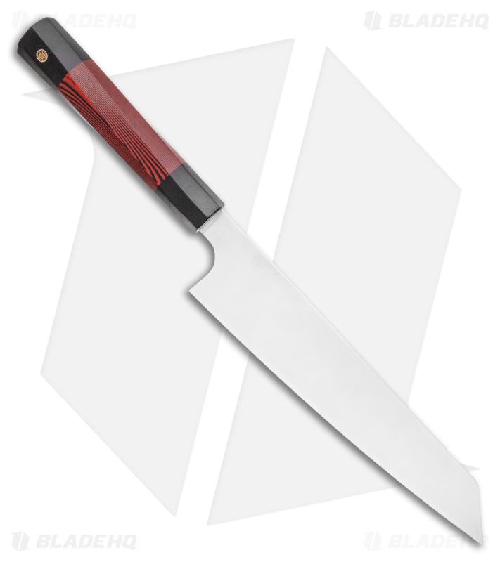 Xin Cutlery Xincare 9" Kiritsuke Chef's Kitchen Knife Black/Red G10