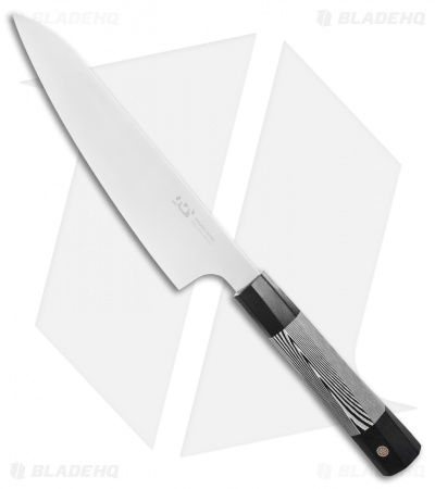 Xin Cutlery Xincare 7.5" Kiritsuke Chef's Kitchen Knife Black/White G10