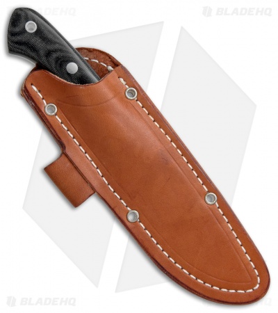 Zoe Crist Knives Kestrel Fixed Blade Knife Black Canvas Micarta (3.8" Satin)