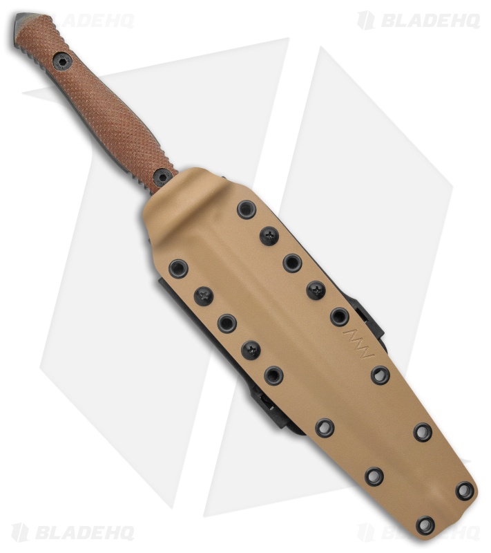 Acta Non Verba Knives Anthropoid Fixed Blade Knife Micarta (7.5