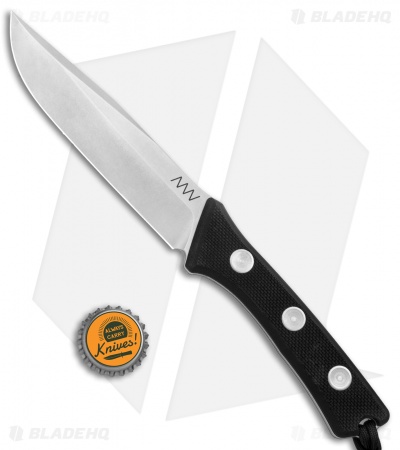 Acta Non Verba Knives Fixed Blade Knife (3.94" Stonewash) Leather ANVP300