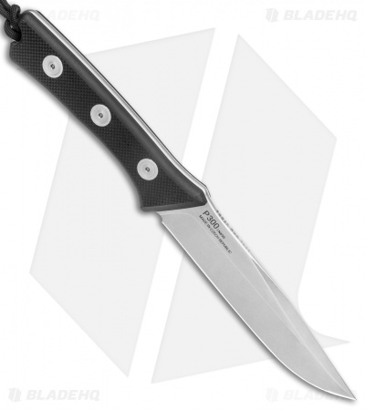 Acta Non Verba Knives Fixed Blade Knife (3.94" Stonewash) Leather ANVP300