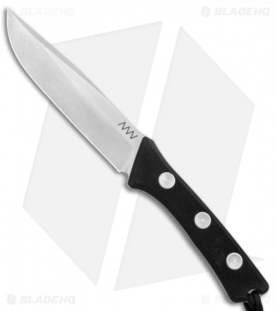 Acta Non Verba Knives Fixed Blade Knife (3.94" Stonewash) Leather ANVP300