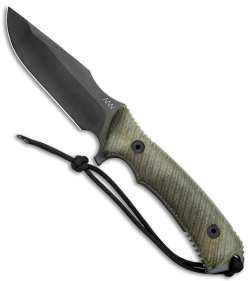 Acta Non Verba Knives M311 Spelter Fixed Blade Knife Olive Micarta (4.75" DLC)