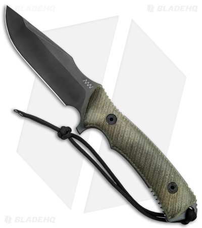 Acta Non Verba Knives M311 Spelter Fixed Blade Knife Olive Micarta (4.75" DLC)