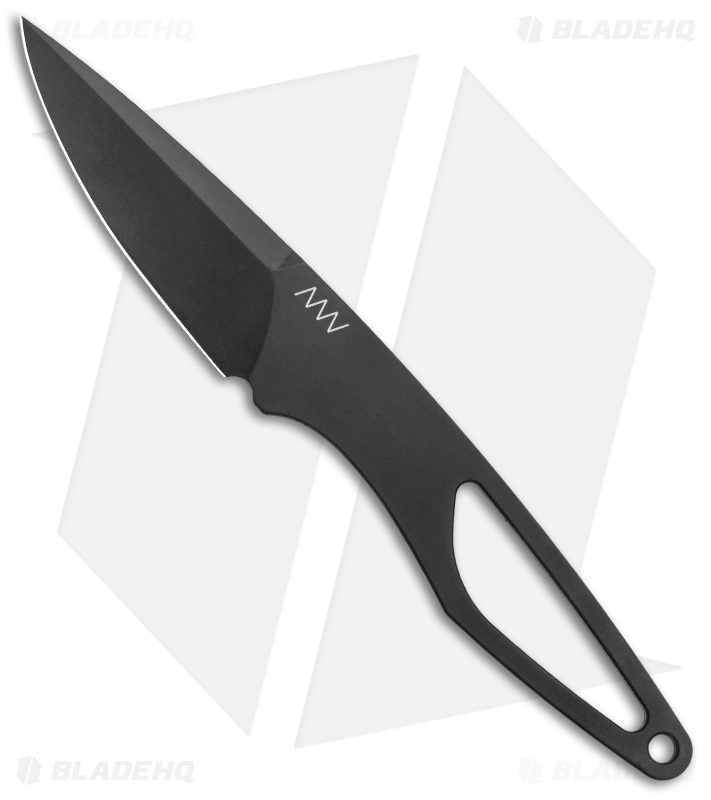 Acta Non Verba Knives P100 Fixed Blade Knife Black DLC Skeletonized (3" DLC)