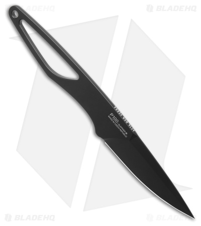 Acta Non Verba Knives P100 Fixed Blade Black Skeletonized (3" Black Cerakote)