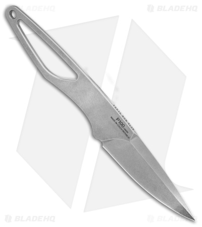 Acta Non Verba Knives P100 Fixed Blade Knife Stonewash Skeletonized (3" SW)