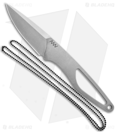 Acta Non Verba Knives P100 Fixed Blade Knife Stonewash Skeletonized (3" SW)