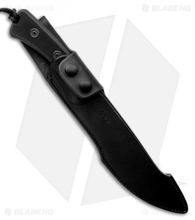 Acta Non Verba Knives P500 Fixed Blade Knife Black G-10 (7.5" Black Cerakote)